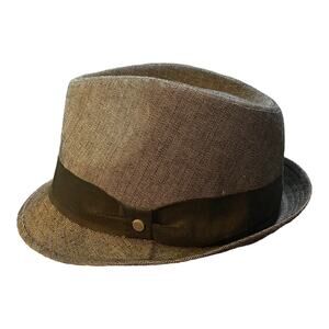 All American Stetson Men's Retro Jazz Hat Brown Size S/M